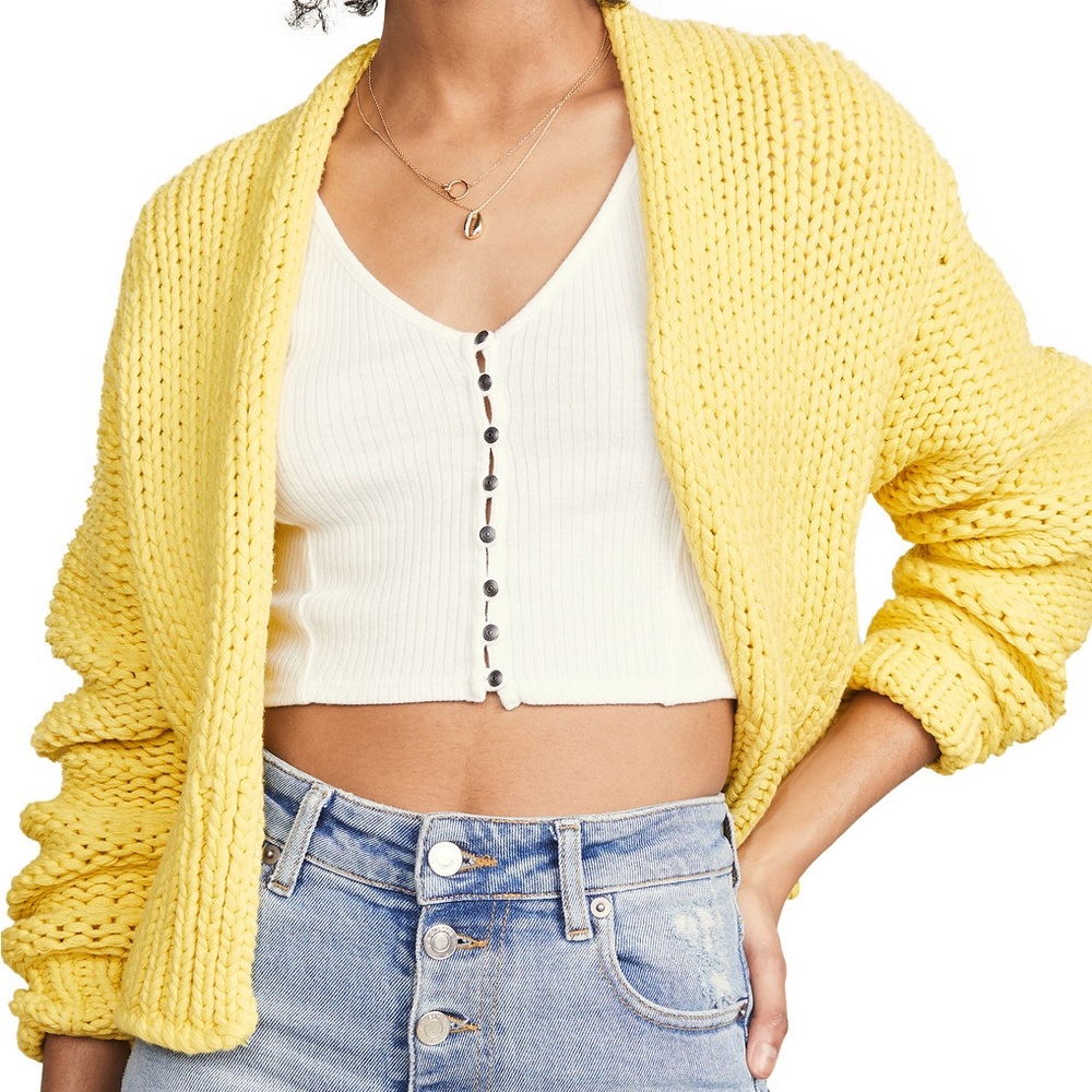 Free People Glow for It Cardigan